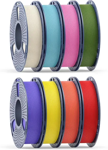 Vista 21 de SUNLU PLA+ 2.0 Filamento 0.07 in, paquete de carrete de 2.2 lbs, filamento de impresora 3D Pla Bundle-1kgx4-2230179