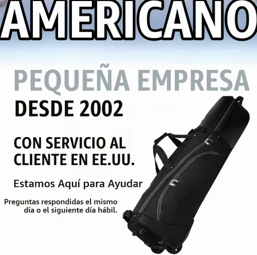 Vista 7 de CaddyDaddy Enforcer Golf Travel Bag Crush Resistant Hard Top Protection Gris
