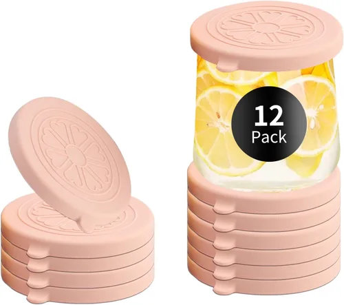 Vista 8 de Oui - Tapas de silicona para tarros de yogurt, cubiertas para tarros de vidrio de yogur Oui de 5 onzas, perfectas para botellas de yogur Oui