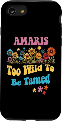 Vista 13 de Funda con nombre de AMARIS para iPhone 14 AMARIS con nombre de flores silvestres para niñas
