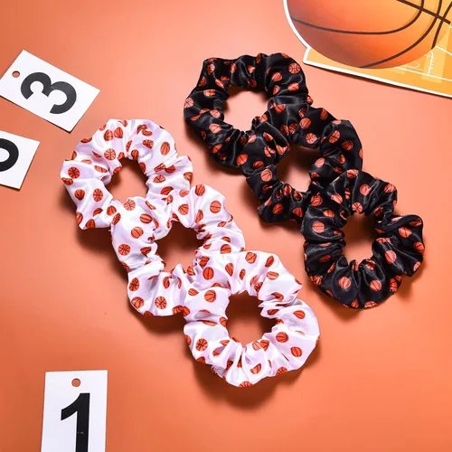 Vista 2 de WILLBOND 20 coleteros deportivos de baloncesto para el cabello, regalos