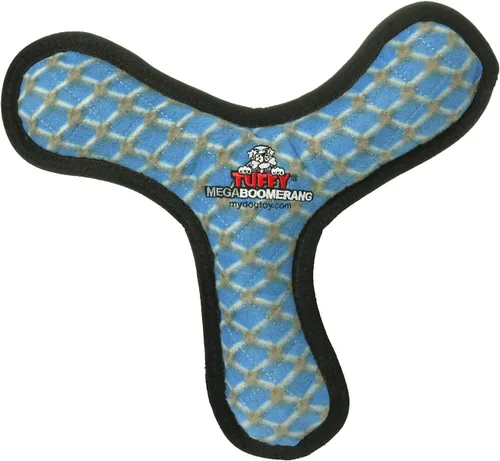 Vista 16 de TUFFY® Paquete de 2 juguetes de peluche ultra duraderos para perros Bone 2 eslabones de cadena de hueso azul