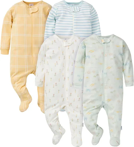 Vista 58 de Gerber Sleep 'n Play - Mamelucos para niños, paquete de 4