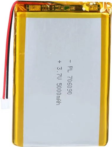 Vista 56 de Batería de 3.7V 200mAh 502025 Li-ion Li-Po recargable de iones de litio con conector de paso de 2P PH 0.079 in
