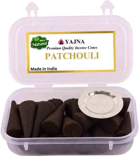 Vista 10 de Yajna Citronela 100% natural - Conos de incienso hechos a mano, sumergidos a mano, orgánicos, sin productos químicos para purificación, relajación