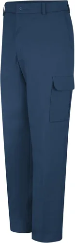 Vista 5 de Pantalones cargo industriales Red Kap para hombre, resistente a las manchas, de calce relajado Carbón