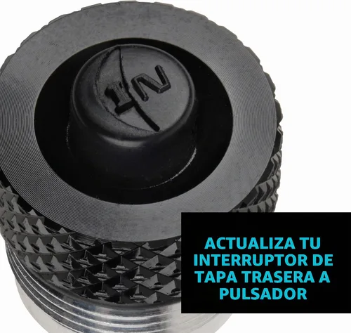 Vista 5 de Nite Ize Combo de actualización LED II compatible con AA Mini Maglite - Práctico kit de linterna con LED e interruptor de tapa trasera, potente