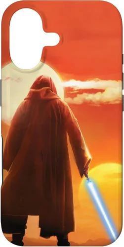 Vista 32 de Funda para iPhone 12 mini Star Wars Obi-Wan Kenobi Sable de luz Twin Suns