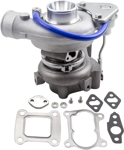 Vista 3 de Turbocompresor compatible con Toyota 4-RUNNER Hilux 2.4L 2L-T 17201-54060 1998 compatible con turbina Land Cruiser Hilux Hiace 2.4L D 2L-T CT20