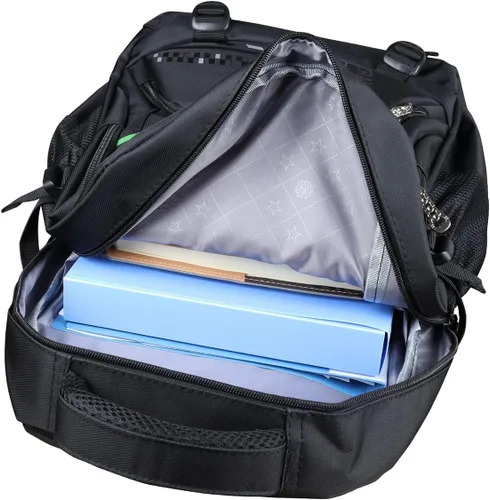 Vista 7 de VILINKOU Mochila con ruedas para niños y niñas, Verde, Equipaje, mochila, bolso