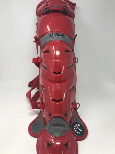 Vista 28 de All-Star Adult System 7 - Protector de piernas, recortado gris, corto de 15.5 pulgadas de longitud