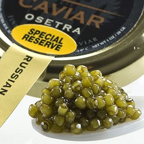 Vista 2 de Osetra Special Reserve Caviar Ruso - Malossol - Tarro de 1 oz