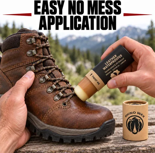 Vista 5 de Kit para cuidado de botas de cuero - Fabricado en Estados Unidos (No en China) - Aceite para botas, impermeable, limpiador para botas