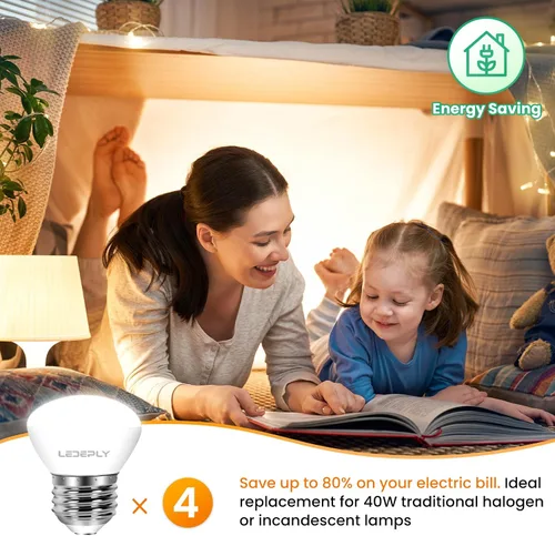 Vista 4 de Bombilla LED R14, 4 W = 40 W regulable E26 Base Mini LED Reflector