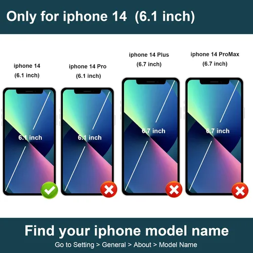 Vista 2 de Folosu Funda tipo billetera compatible con iPhone 14 con soporte para tarjetas, soporte de anillo para dedo con rotación de 360° y función atril