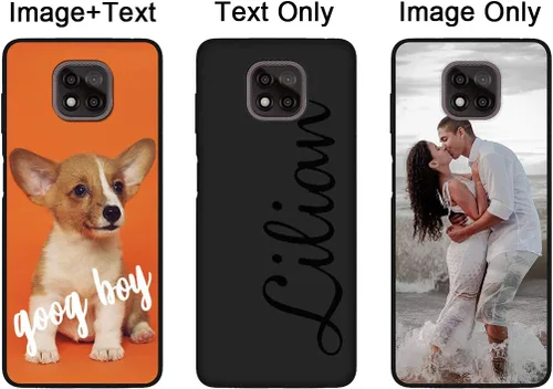 Vista 2 de Funda de teléfono personalizada para Moto G Power 2021 [no compatible con Moto G Power (2020)], fundas personalizadas para teléfono con fotos