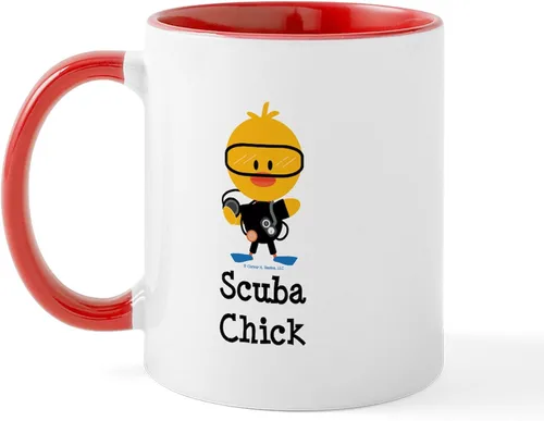 Vista 9 de CafePress Scuba Flag Diver Taza de café de cerámica de 11 oz (11.0 fl oz)