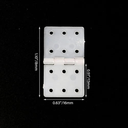 Vista 6 de 50pcs 0.630x1.102 in RC avión pin bisagra modelo avión avión piezas reemplazo