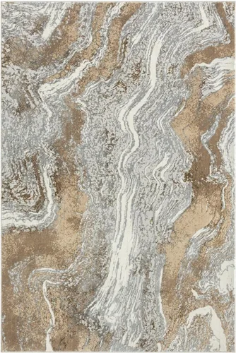 Vista 9 de LUXE WEAVERS Alfombra abstracta de mármol, beige 2x3