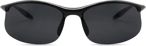 Vista 4 de JULI - Gafas de sol deportivas polarizadas para hombres y mujeres, marco irrompible Tr90 para correr, pescar, béisbol, conducir, MJ8002