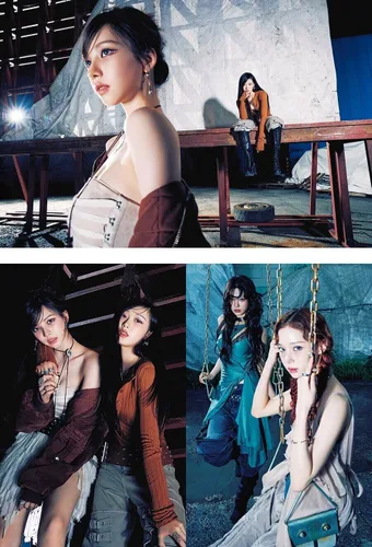 Vista 4 de (GIANT Ver.) AESPA DRAMA El cuarto mini álbum (WINTER Ver. + 1ea Store Tarjeta de fotos de regalo) K-POP SELLADO