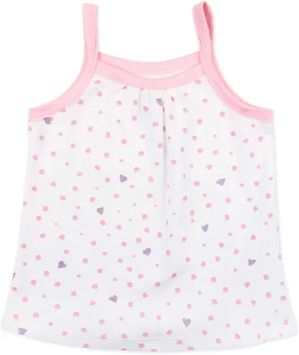 Vista 4 de HonestBaby 5-Pack Cami Tops Sleeveless T-Shirts 100% Organic Cotton for Infant and Toddler Baby Girls (Legacy)