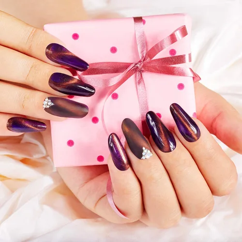Vista 7 de 11 imanes de uñas, imanes de ojo de gato para uñas, barra magnética de esmalte de uñas, kit de diseño de uñas 3D, esmalte de gel magnético