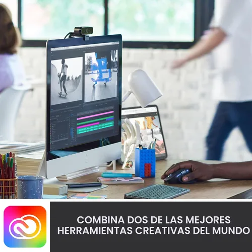Vista 11 de Logitech MX Keys Mini - Teclado inalámbrico minimalista para Mac, compacto, Bluetooth, teclas retroiluminadas, USB-C, escritura táctil, compatible