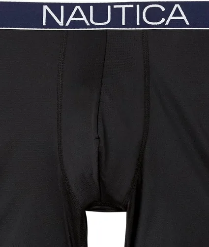 Vista 2 de Nautica Paquete de 3 calzoncillos tipo bóxer de malla ligera elástica para hombre