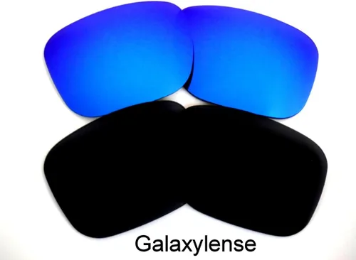 Vista 2 de Lentes Galaxy de repuesto para gafas de sol Oakley Holbrook negroazul polarizadas 100% UVAB