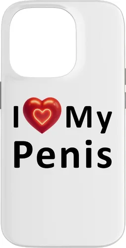 Vista 17 de Funda para iPhone 16 I Love My Penis I Heart My Penis para el día de San Valentín