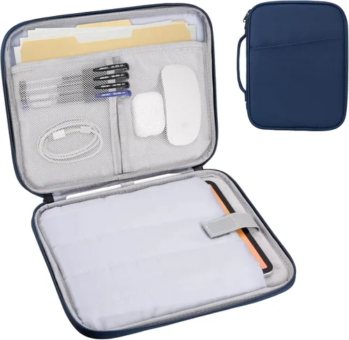 Vista 18 de Funda de transporte para iPad de 9 a 11 pulgadas, bolsa acolchada para tableta de viaje para iPad Pro de 11 pulgadas (M4), iPad 10.9