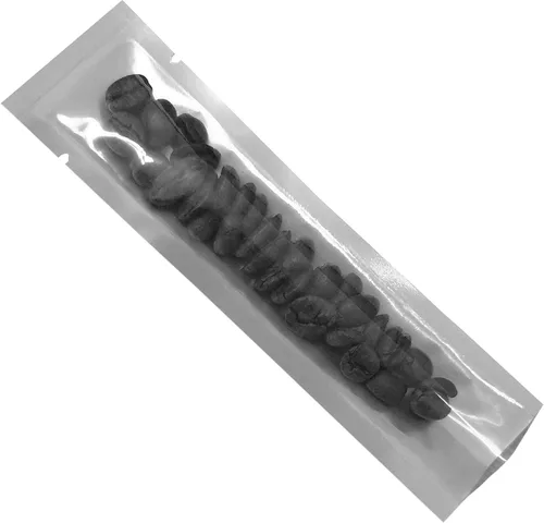 Vista 2 de FERENLI 100 unidades de bolsas de líquido de viaje transparentes de Mylar con sellado térmico al vacío de 1.4 x 5.9 pulgadas para artículos