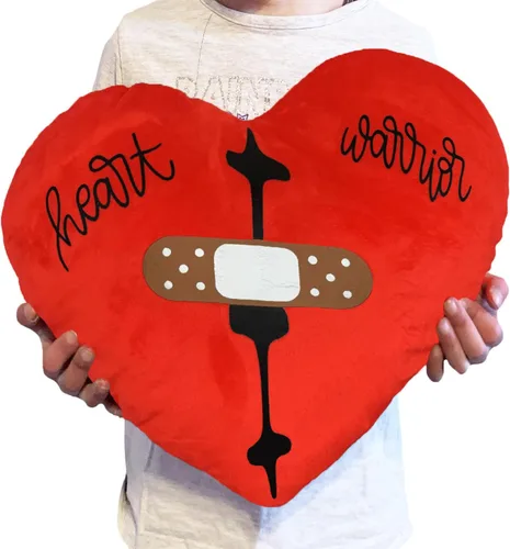 Vista 8 de Almohada personalizada de cirugía cardíaca CHD (tamaño pequeño) – Cojín de cirugía de corazón para bebé – Conciencia de CHD después de la cirugía