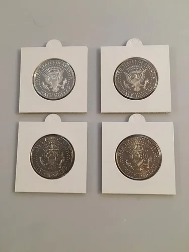 Vista 2 de 2016 Various Mint Marks Kennedy Half Dollar 2016 S,S,P,D Kennedy Half Dollars Silver S, Clad S, P,D BU All 4 Uncirculated