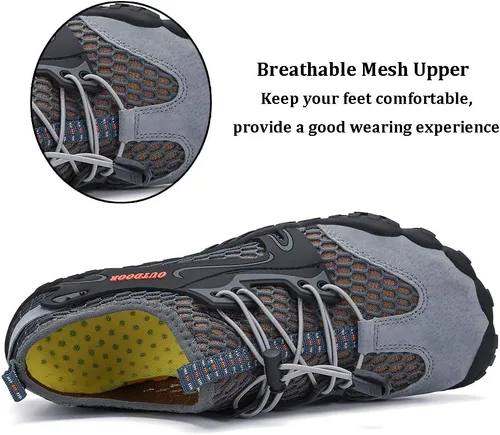 Vista 4 de AFT AFFINEST Zapatos acuáticos para hombre y mujer, zapatos acuáticos de secado rápido, zapatos de playa descalzos para natación, piscina, yoga
