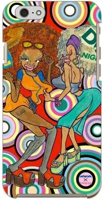 Vista 8 de MSOJ1C-ABWH-151-M827 Cute Dancers, Circle and Yellow Back Design by Artwork/for Xperia J1 Compact D5788/MVNO Smartphone (SIM Free Device)