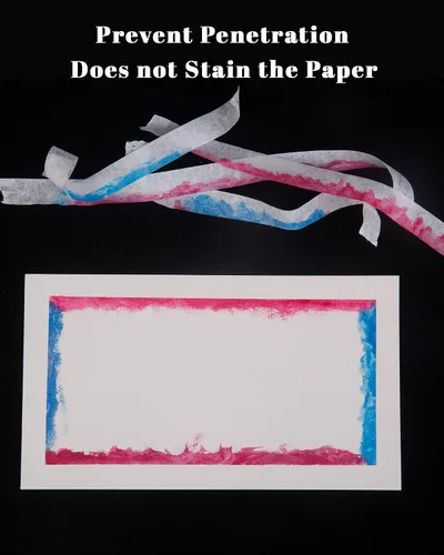 Vista 5 de Cinta de artista para arte de dibujo, paquete de 3 cintas adhesivas blancas sin ácidos para pintura de acuarela, marco de lienzo, 0.8 pulgadas