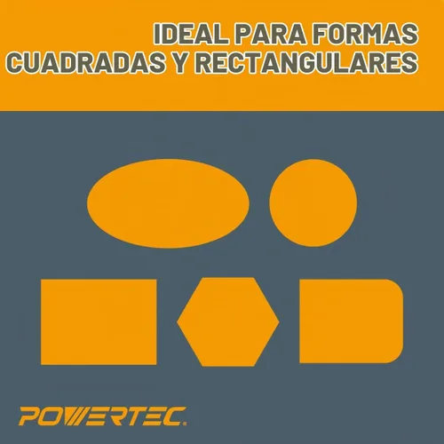 Vista 7 de Tensor de cinta 71017 de Powertec con palancas de liberación rápida