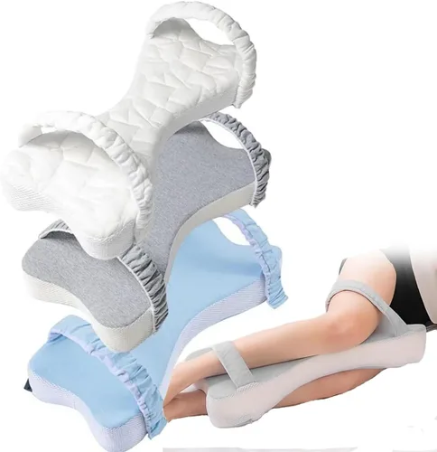 Vista 2 de Almohada de espuma viscoelástica para dormir, soporte para piernas y rodillas para embarazo, dolor de espalda, cadera y ciática, ideal para dormir