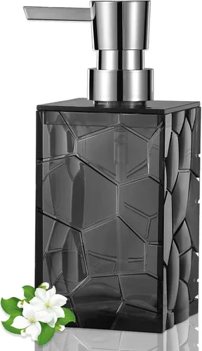 Vista 16 de Dispensador de Jabón de Manos, Botellas de Bomba Líquida de Plástico Acrílico Transparente Recargables Dispensador de Loción para Decoración de Baño