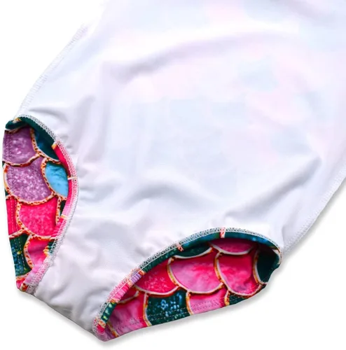 Vista 6 de HOOBABE Traje de baño de una pieza para niñas de secado rápido, traje de baño de playa de 2 a 8