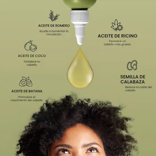 Vista 5 de Lebanta Aceite de Batana para el crecimiento del cabello, mezcla 100% pura, cruda y natural con ricino orgánico, semillas de calabaza, coco y aceite