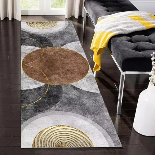 Vista 2 de Alfombra larga para pasillo, entrada, sala de estar, cocina, dormitorio, alfombra de pasillo de 3.3 ft/4.9 ft/6.6 ft/8.2 ft/11.5 ft/14.8 ft/16.4