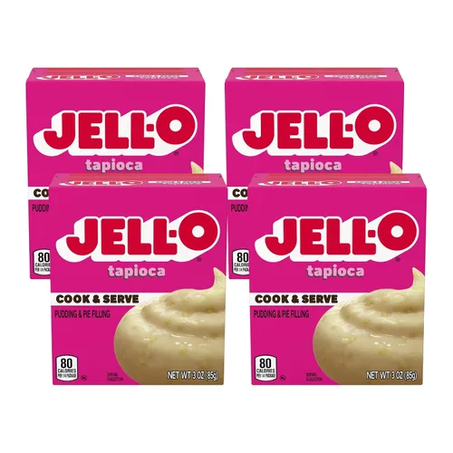 Vista 28 de Jell-O Postre de gelatina sin azúcar, plátano fresa (paquete de 4)