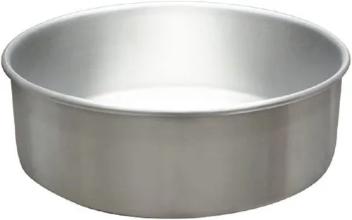 Vista 6 de TrueCraftware - Bandeja de aluminio para hornear pasteles de 6 x 2 pulgadas, de 0.04 in, utensilios para hornear para tartas, pizza, capa