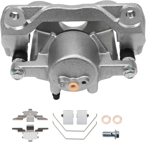 Vista 31 de Detroit Axle - Rotores de freno para Ford 2013-2019 Explorer Taurus Flex Lincoln MKT MKS, rotores de freno de disco ranurados perforados de repuesto