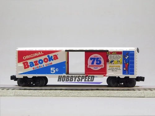 Vista 2 de Lionel Bazooka Bubble Gum 75 aniversario MUSA BOXCAR O Gauge