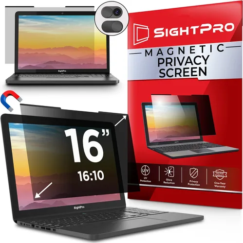 Vista 19 de SightPro Protector de Pantalla Magnético de Privacidad para MacBook Pro de 13 Pulgadas (2016, 2017, 2018, 2019, 2020, 2021, 2022, M1, M2) Filtro