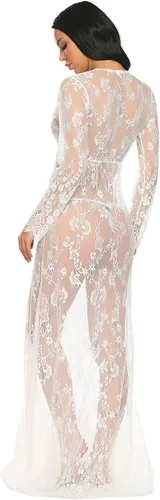 Vista 2 de COSYOU - Vestido de maternidad para mujer, con hombros descubiertos, ideal para fiesta y sesiones de fotos